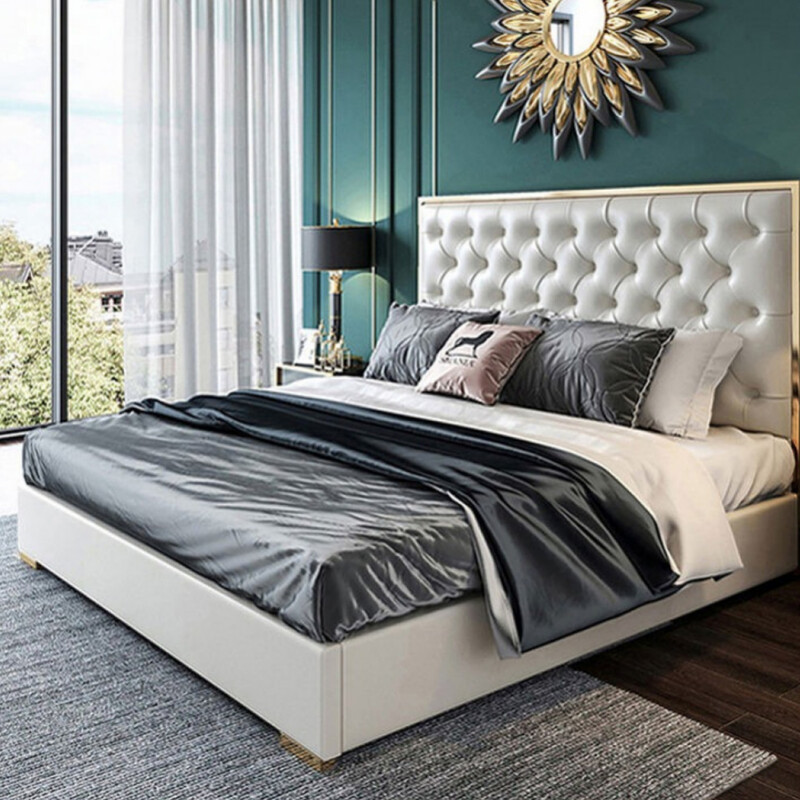 تخت خواب کد M.P 5577 دو نفره سایز 140×200 سانتی متر