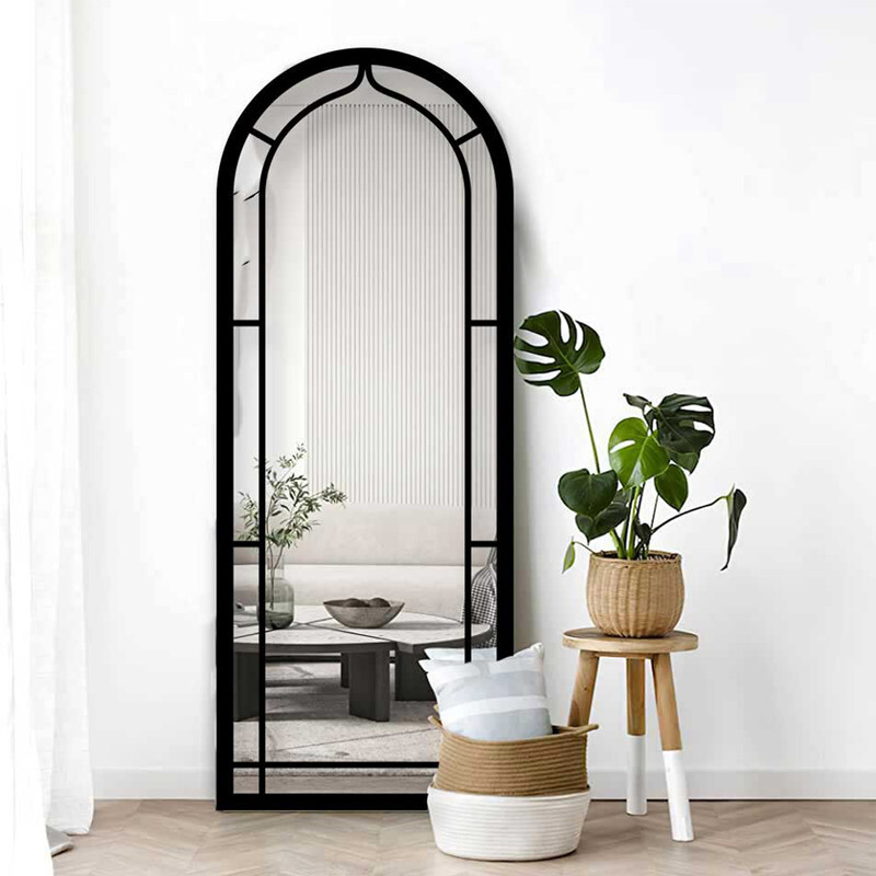 آینه مدل قدی چوبی طرح قاصدک w-180