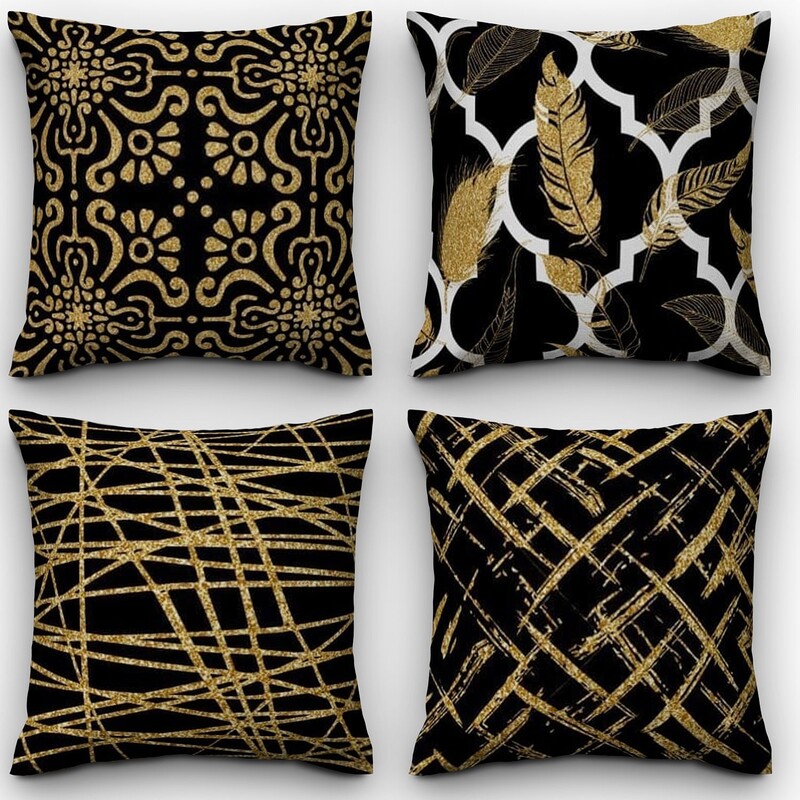 کاور کوسن کد c4-8001 مجموعه 4 عددی