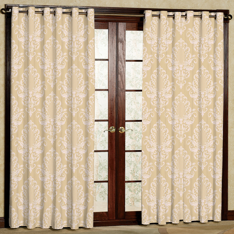 پرده مدل گلدار مخمل پانچی کد 184 سایز 140x280 سانتی متر