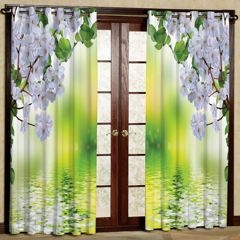 پرده مدل مخمل پانچی کد 2613 سایز 140x280 سانتی متر