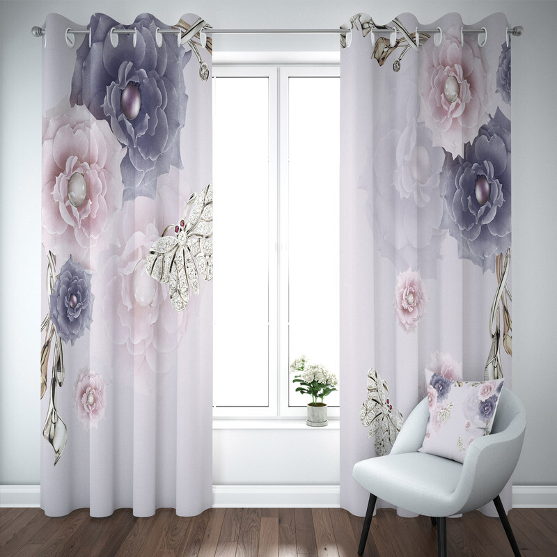 پرده مدل b1259 سایز 140×280 سانتی متر