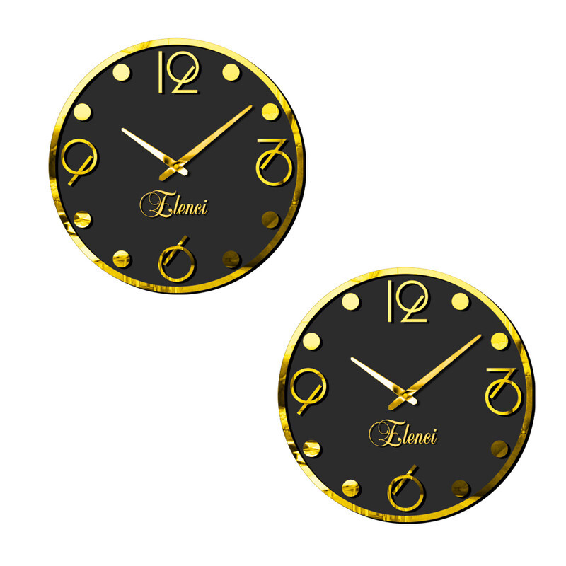 ساعت دیواری مدل SD-025 بسته 2 عددی