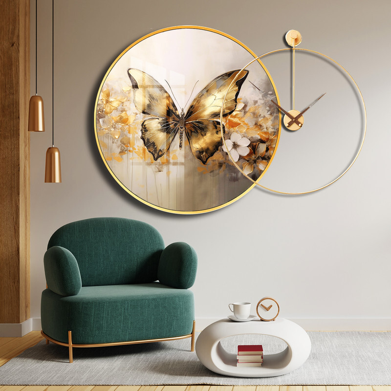 ساعت دیواری مدل Cressida به همراه تابلو