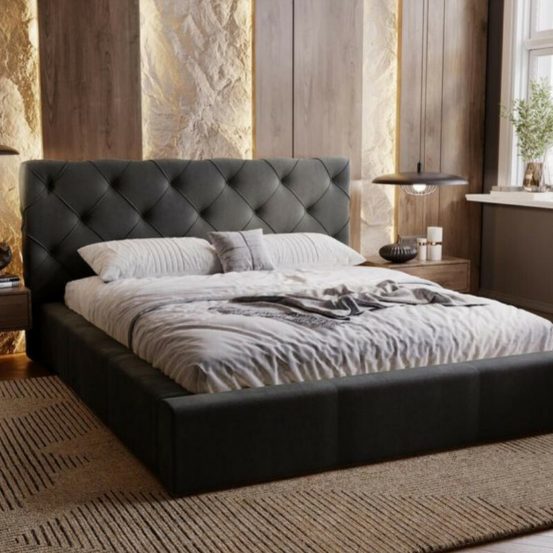 تخت خواب دو نفره کد DR 4644 سایز 200x140 سانتی متر