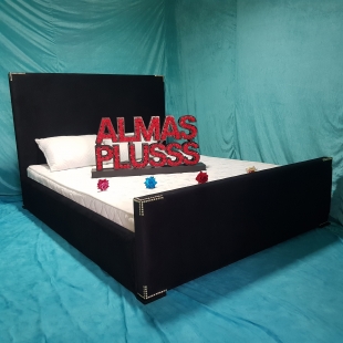 تخت خواب دونفره مدل فلورا  سایز 140×200 سانتی متر