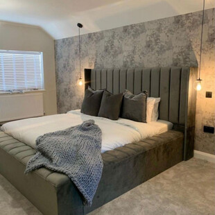 تخت خواب دو نفره مدل ﭘﺮدﯾﺴﺎن سایز 160×200 سانتی متر