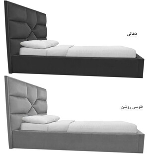 تخت خواب دونفره مدل دیاموند سایز 120×200 سانتی متر