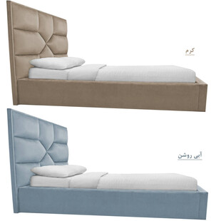 تخت خواب دونفره مدل دیاموند سایز 120×200 سانتی متر
