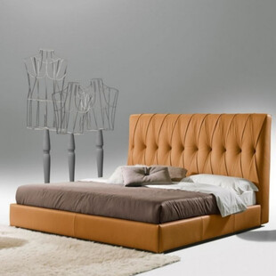 تخت خواب دونفره مدل آسرین سایز 90×200 سانتی متر