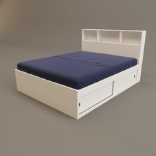 تخت خواب دو نفره مدل FH298 سایز 160x200 سانتی متر