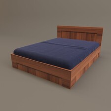 تخت خواب دو نفره مدل F03 سایز 160x200 سانتی متر