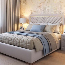 تخت خواب دو نفره مدل رُزا سایز 180×200 سانتی متر