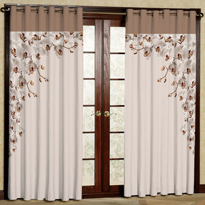 پرده مدل مخمل پانچی کد 7710 سایز 280x140 سانتی متر