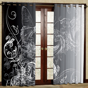 پرده مدل مخمل پانچی کد 6784 سایز 280x140 سانتی متر