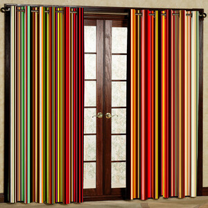 پرده مدل رنگی رنگی هازان پانچی کد 31 سایز 280x140 سانتی متر