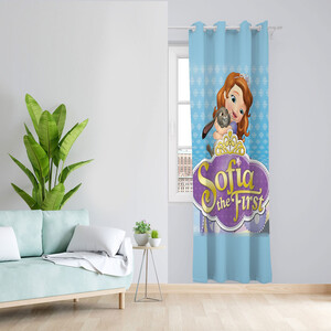 پرده مدل سوفیا مخمل پانچی کد 318R سایز 140x280 سانتی متر