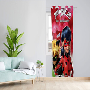 پرده مدل دختر کفش دوزکی مخمل پانچی کد 4120 سایز 140x280 سانتی متر