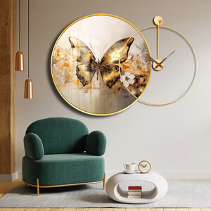 ساعت دیواری مدل Cressida به همراه تابلو