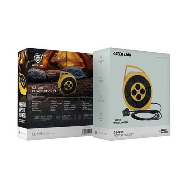 چندراهی و سیم سیار 2200 وات گرین لاین مدل GNGS350PS – GS-350