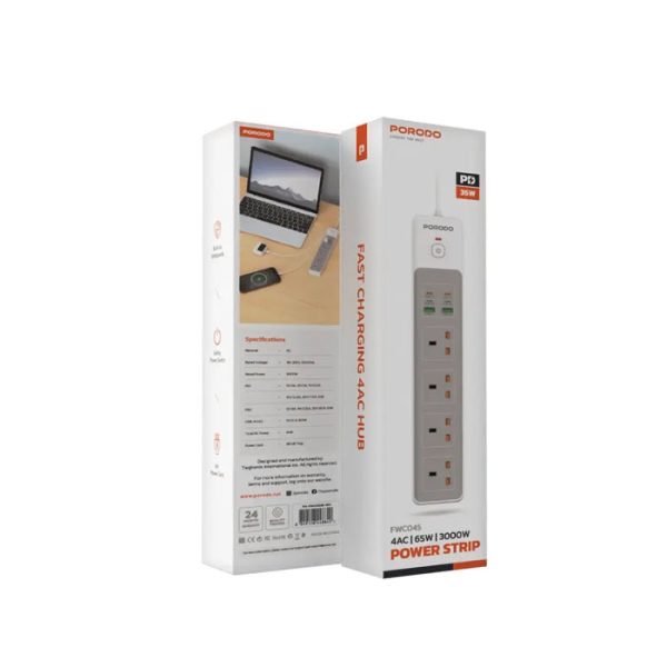 محافظ برق و چندراهی هوشمند پرودو مدل PD-FWCH045