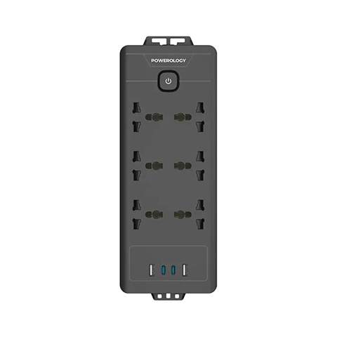 چندراهی برق پاورولوژی مدل POWEROLOGY 6AC 2500W PWC034