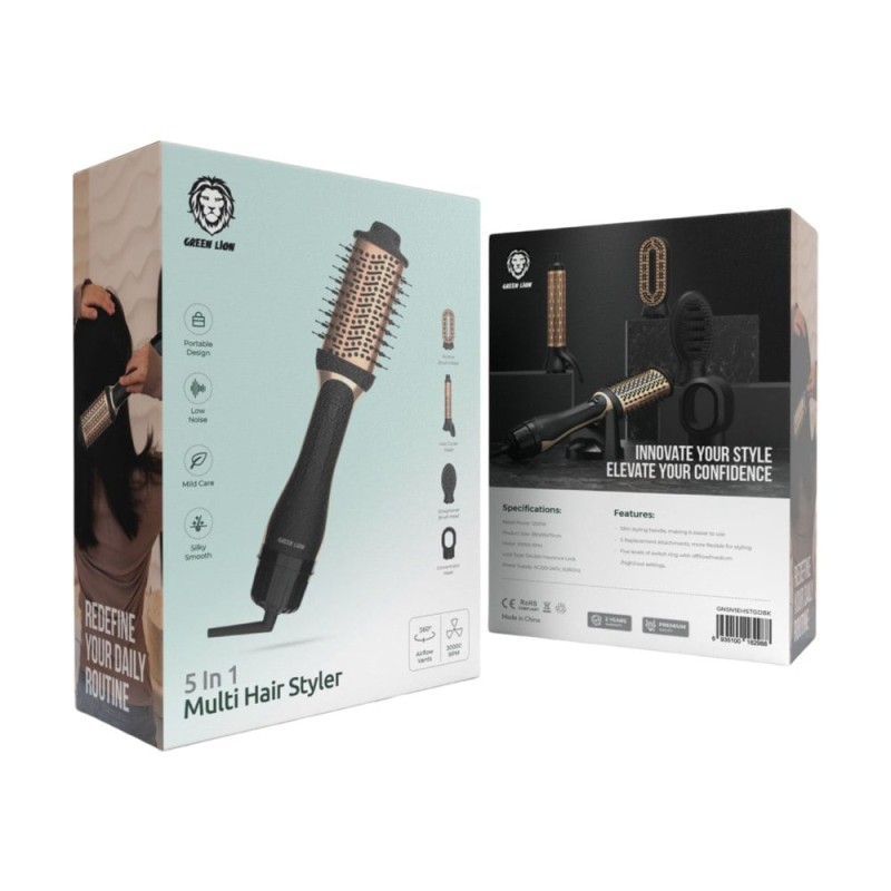 برس حرارتی 5 کاره مو گرین لاین مدل Multi Hair Styler