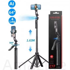 مونوپاد و گیمبال AI FACE C17 با قابلیت ردیابی چهره و چرخش ۳۶۰ درجه