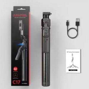 مونوپاد و گیمبال AI FACE C17 با قابلیت ردیابی چهره و چرخش ۳۶۰ درجه