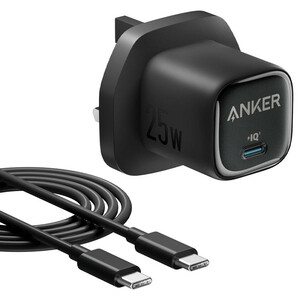شارژر دیواری 25 وات انکر مدل A2656 به همراه کابل USB-C به طول 1.5 متر