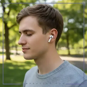 هندزفری بلوتوث پرودو Porodo Soundtec ANC True Wireless Earbuds Pro PD8002WH