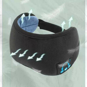 هدبند چشم بند هندفون دار بلوتوثی میکروفن دار Wireless Eye Mask Music player Sports headband
