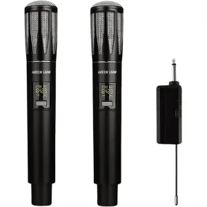 سیستم میکروفون بی‌سیم دوگانه (بدون کابل) گرین لاین مدل GLM-Wireless Mic Lite