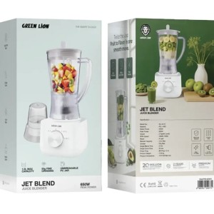 مخلوط‌کن و آسیاب گرین لاین Jet Blend 650 وات مدل GNJETBLNDWH