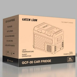 یخچال فریزر خودرو گرین لاین مدل GCF-35 ظرفیت 35 لیتر