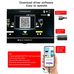 کابل تبدیل HDMI به لایتنینگ / microUSB/ USB-C یسیدو مدل HM05 طول 1٫8 متر