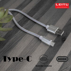 شارژر دیواری لیتو مدل LH- 16 به همراه کابل تبدیل USB-C