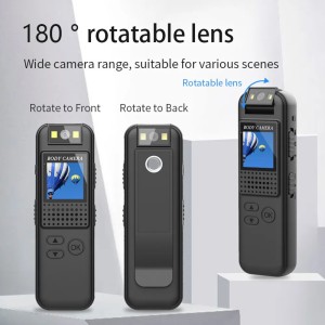 دوربین بدنی پلیس video recorder mini body camera CS08