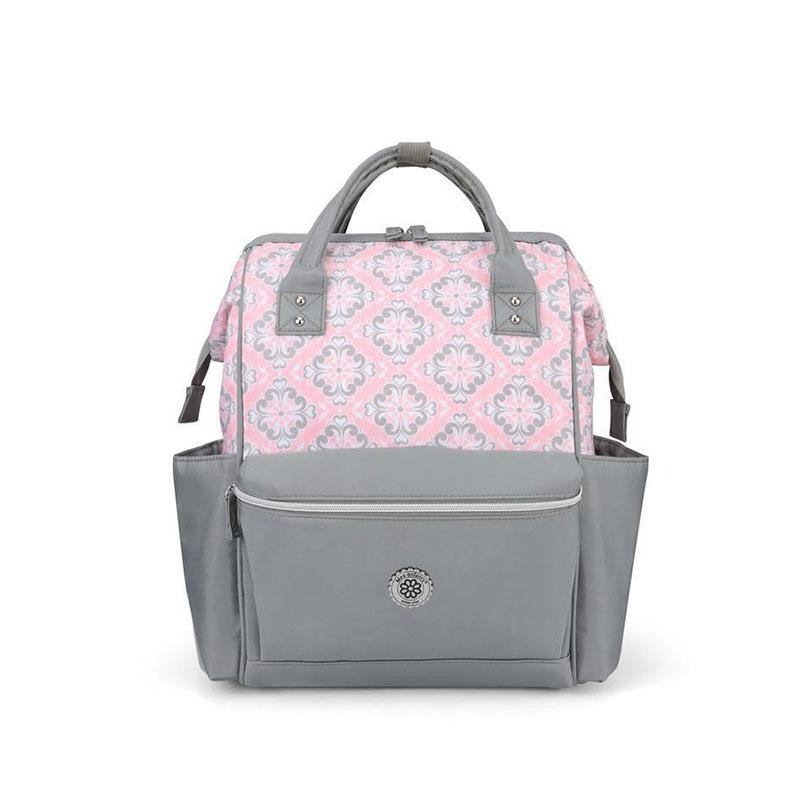 کوله پشتی طوسی صورتی مس اینفنت اورجینال  Mesenfant