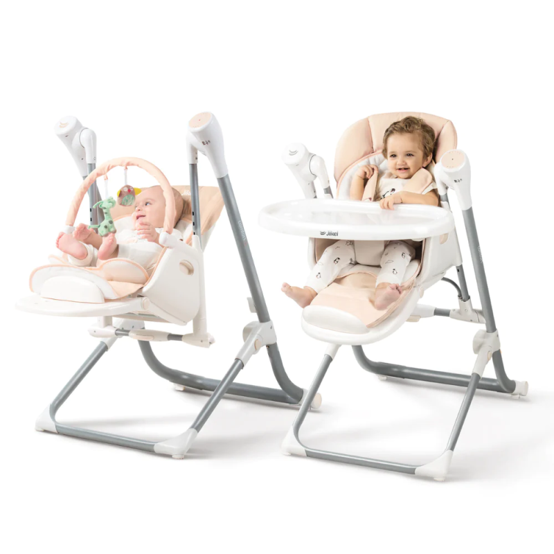 صندلی غذای تابشو جیکل مدل کامفرت 3  کرم  Comfort3 Swing & Highchair - Light Brown