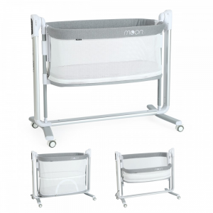 تخت کنارمادر و گهواره برقی هاگی مدل مون  hugyy moon