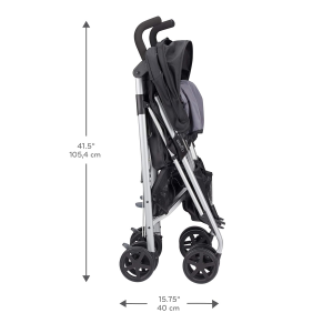 کالسکه دوقلو اونفلو مدل میننو  Evenflo Minno Twin Double Stroller, Glenbarr Grey