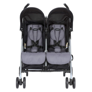 کالسکه دوقلو اونفلو مدل میننو  Evenflo Minno Twin Double Stroller, Glenbarr Grey