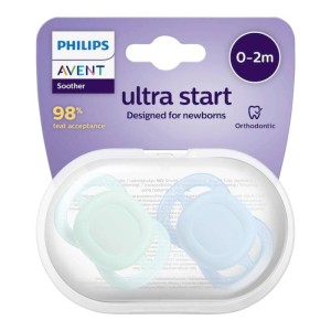 پستانک ارتودنسی اونت ۰-۲ ماه پسرانه ultrastart مدل scf۰۷۵/۰۵
