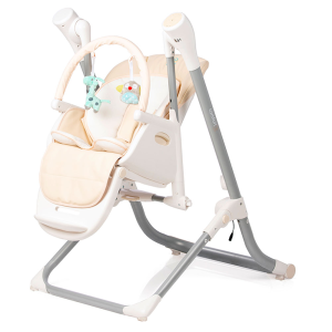 صندلی غذای تابشو جیکل مدل کامفرت 3  کرم  Comfort3 Swing &amp; Highchair - Light Brown