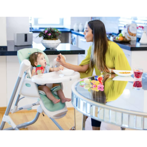 صندلی غذای تابشو جیکل مدل کامفورت 3  سبز روشن اقیانوسی   JIKEL COMFORT3 HIGHCHAIR AQUAMARINE