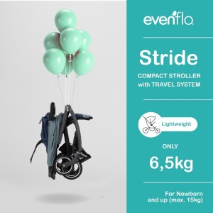 کالسکه و کریر اونفلو مدل استرایدEvenflo - Stride Travel System