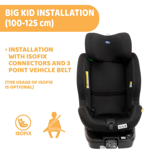 صندلی ماشین چرخشی چیکو مدل سیت تری فیت  seat 3 fit 360 isofix