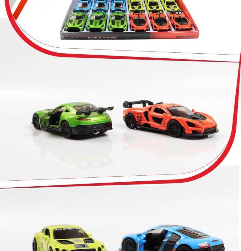 ماشین های فلزی اسپرت / عمده / باکس 12 عددی / No. 4322C