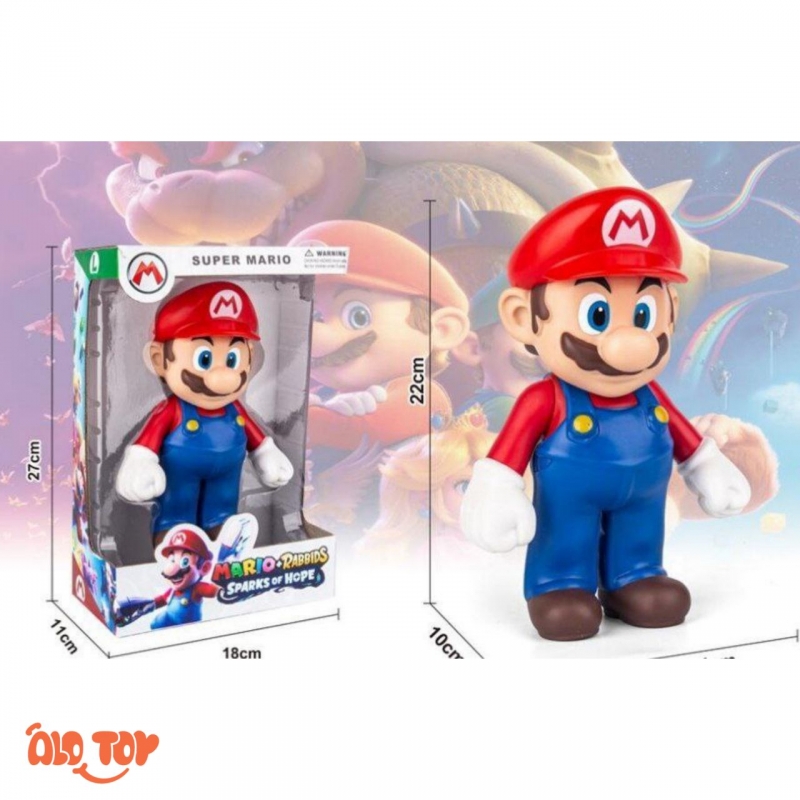 فیگور سوپر ماریو 22 سانت تک جعبه No.9908
